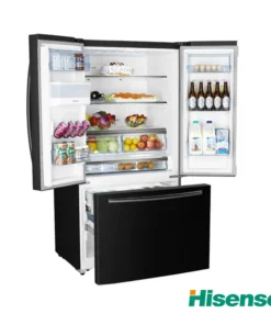 Alternative view of یخچال هایسنس ساید بای ساید مدل RF820N4WBU1